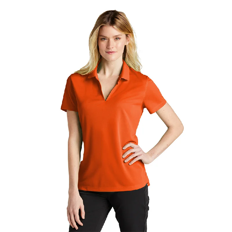 Nike NKDC1991 Ladies Dri-FIT Micro Pique 2.0 Polo - Brilliant Orange