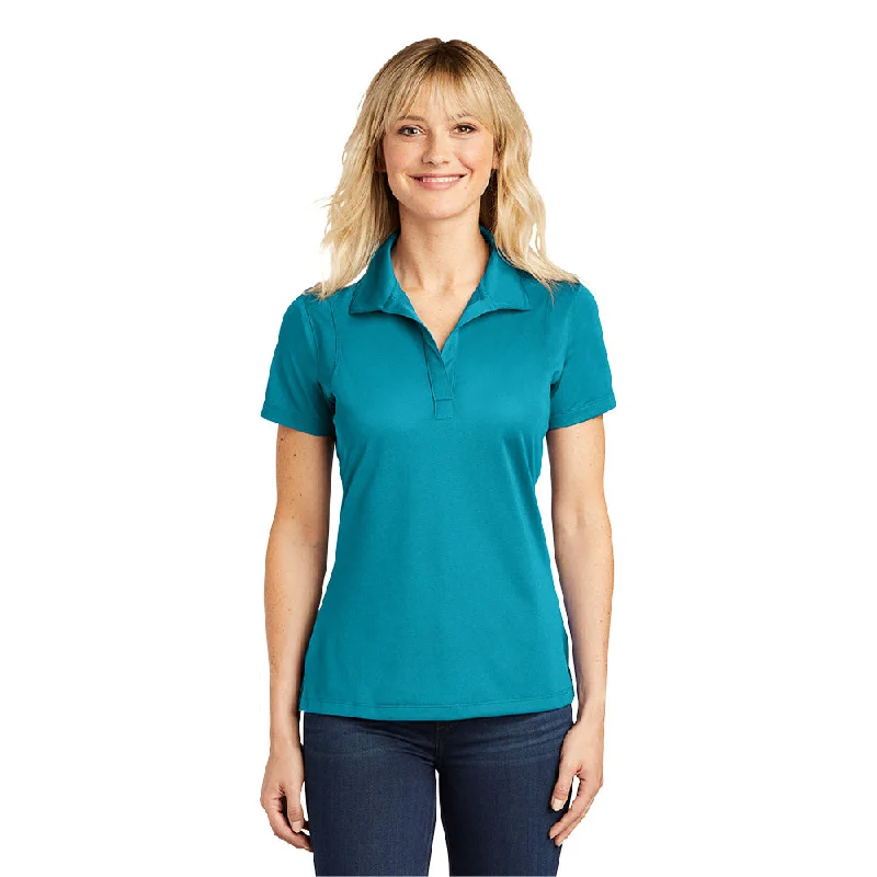 Sport-Tek LST650 Ladies Micropique Sport-Wick Polo - Tropic Blue