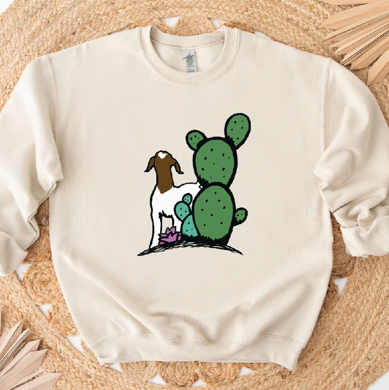 Cactus Goat Crewneck (S-3XL) - Multiple Colors!