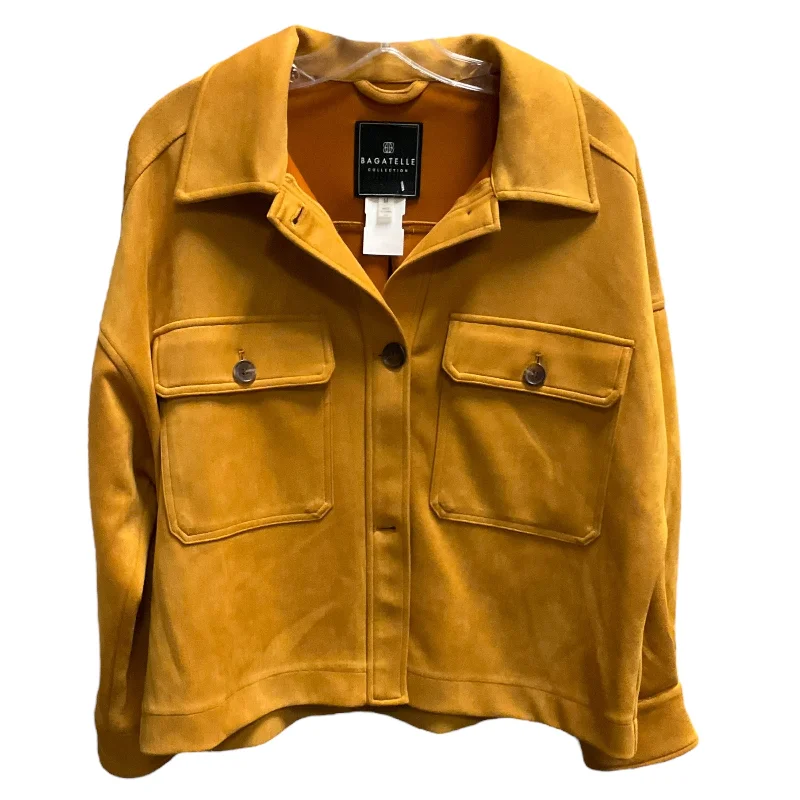 Jacket Shirt By Cmc In Yellow, Size: M