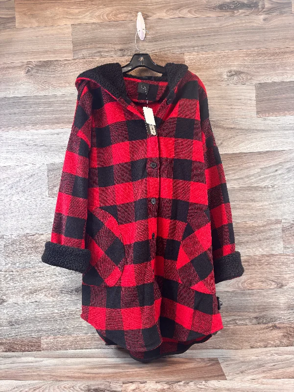 Jacket Shirt By Nordstrom In Plaid Pattern, Size: Xl